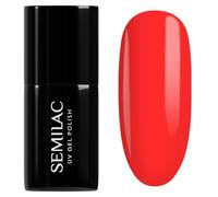 SEMILAC Gel Nail Polish 570 Neon Watermelon - Full Coverage Gel Polish - Soak Off Easy To Use LED/UV Nail Lamp - Long Lasting Manicure and Pedicure up to 3 weeks