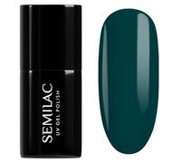 SEMILAC Gel Nail Polish 606 Cool Green - Full Coverage Gel Polish - Soak Off Easy To Use LED/UV Nail Lamp - Long Lasting Manicure and Pedicure up to 3 weeks