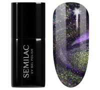 SEMILAC Gel Nail Polish 825 Cyber Violet - Cat Eye Gel Polish - Soak Off Easy To Use LED/UV Nail Lamp - Long Lasting Manicure and Pedicure up to 3 weeks