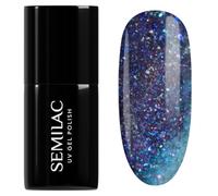 SEMILAC Gel Nail Polish 826 Virtual Blue - Cat Eye Gel Polish - Soak Off Easy To Use LED/UV Nail Lamp - Long Lasting Manicure and Pedicure up to 3 weeks