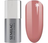 Semilac One Step Gel Polish 5ml - UV/LED Gel Nail Polish - Long-Lasting, No Base Coat Needed, Quick-Drying & Easy Removal Perfect For Manicure and Pedicure - 240 Peach Beige