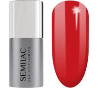 Semilac One Step Gel Polish 5ml - UV/LED Gel Nail Polish - Long-Lasting, No Base Coat Needed, Quick-Drying & Easy Removal Perfect For Manicure and Pedicure - 550 Pure Red