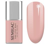 Semilac One Step Gel Polish 5ml - UV/LED Gel Nail Polish - No Base Coat Needed & Easy Removal Perfect For Manicure and Pedicure Innovative UV LED Colour Polish Nail Polish - S256 Pale Beige