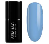 SEMILAC SLSP00084 Semi-permanent Nail Polish Semilac - 084 Denim Blue - 7ml for adults, made for polished makeup and nail looks, 7ml, blue