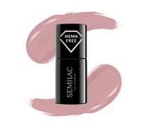SEMILAC 586 Dirty Rose Nude Nail UV Gel Polish | Long Lasting and Easy to Apply | Soak off UV/Led | Perfect for Home and Professional Manicure and Pedicure 7 ml