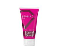 Semilac Spicy & Sensual Hand Cream with Shea Butter 75ml - Nourishing and Moisturising Cream for Daily Self Care - Rich Natural Formula with Panthenol and Collagen - Soothes Dry Hands