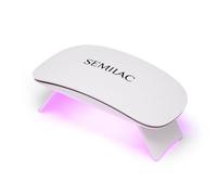 Semilac Travel UV LED Lamp 6W - Foldable Mini Nail Lamp with 60/90 Second Timer - Compact & Portable - USB-C Connection
