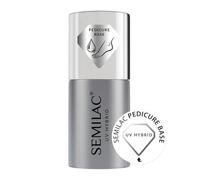 Semilac UV Gel Nail Base Coat For Pedicures With Gel Nail Polish. Protects & Nourishes Nails. Soak Off Formula. Perfect for Home and Professional Pedicure 7ml