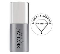 Semilac UV Gel Nail Base Coat For Weak & Fragile Nails. Added Fibre To Protect & Nourish Nails & Adheres Well. Soak Off Formula. Perfect for Home and Professional Pedicure 7ml
