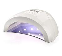 Semilac UV LED Lamp for Gel Nail Polish | 24/48 W | White | Nail Dryer with Motion Sensor | 3 Curing Modes | Nail Lamp for Manicure and Pedicure