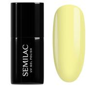 Semilac UV Nail Polish 970 Limoncello 7ml - Light Lemon Yellow Fresh Summer Look - One Touch Pastels Collection