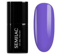 Semilac UV Nail Polish 975 Purr-Ple 7ml - Intense Purple with Pastel Note - One Touch Pastels Collection