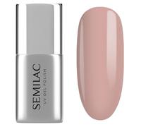 Semilac UV Nail Polish Base Coat BB Base Nude 7 ml - Opaque UV/LED Base Coat for Nail Building & Extension - Nude Colour - Dermatologically Tested
