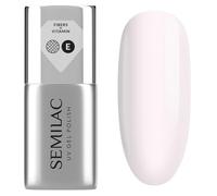 Semilac UV Nail Polish Base Coat Dream Long 7 ml - With Fibres & Vitamin E - For Nail Extension & Strengthening - Pink Builder Gel Against Nail Biting & Brittle Nails