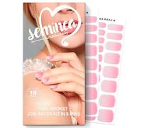 SEMINCA Semi Cured Gel Nail Strips-Salon Quality Semi-Cured Gel Press On Nails Stickers Quick DIY Nail Art Manicure Kits for Women at Home Works with Any UV/LED Lamps(Dress Up)