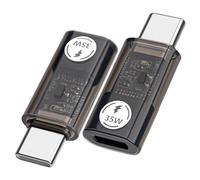 Seminer 2 Pack USB C to Lightning Adapter, 35W PD, Compatible with iPhone 15 Pro Series, iPad Pro, Macbook, Galaxy Note S9/S23 Ultra