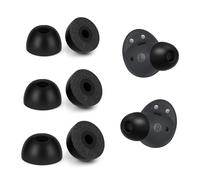 Seminer Memory Foam Ear Tips for Samsung Galaxy Buds2 Pro, Memory Foam Earbud Tips Set of 6, 3 Sizes Ear Tips-Black