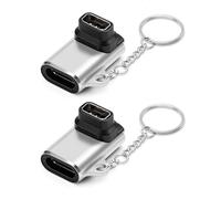 Seminer Type C Charger Adapter for Coros Pace 2 (2 Pack), Smartwatch Charging Cable Converter with Smart Chip for Coros Apex (Silver)