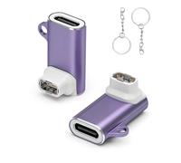 Seminer Type-C Charger Adapter for COROS PACE Pro Smart Watch (2 Pack), USB C Charging Converter (Purple)
