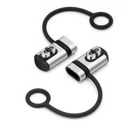 Seminer USB C Charging Adapter for Shokz Headphones (2 Pack), Magnetic Charging Connector for After Shokz Headphones Charger Compatible with Shokz Aeropex, OpenRun/Pro/Mini, OpenComm-Siliver