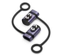 Seminer USB C Charging Adapter for Shokz Headphones (2 Pack), Magnetic Charging Connector for Aftershokz Headphone Charger Compatible with Shokz OpenSwim Pro-Purple