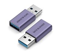Seminer USB Data Blocker(2 Pack), Anti Juice Jacking, for Charge Only, USB Defender, Refuse Hacking-Purple