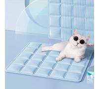 SEMINISMAR Dog Cooling Mat,Self Cooling Mat Bed for Dogs,Pet Cooling Mats,Supportive Gel Self Cooling Pad for Dogs & Cats in Summer,Ice Blanket Keep Dog Cool in Summer,40 * 40cm