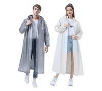 Semjar 2 Pack Rain Poncho Waterproof adult,Lightweight Waterproof Jacket for Women Man,Plus Size Reusable Festival Raincoat With Hoods and Sleeves for Emergency,Concert,Disney,Camping,Travel,Hiking