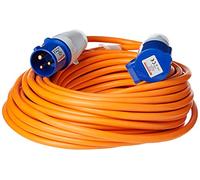 Semloh ML25 Mains Extension Lead, 25 m, Orange