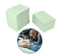 Semme Disposable Waterproof Mat, 125Pcs Tattoo Table Mats Leak-Proof Clean Tablecloths Underpad Beauty Parlor Tattoo Protector Pad Sheet(Green)