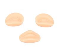 Semme Silicone Eyebrow Lips Practice Skin with Lifelike Texture and Smooth Feel for Makeup Training and Beginner Artists