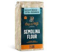 Semolina Flour | Bulk 2 LB High Protein Durum Wheat Flour for Pizza Dough, Pasta, Bread, and Couscous | Vacuumed Packed for Freshness