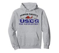 Semper Paratus USCG The Lifesavers Pullover Hoodie