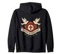 SEMPER REFORMANDA - Christian Reformed Theology - Vintage Zip Hoodie