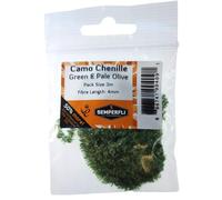 Semperfli Camo Chenille 4mm Green and Pale Olive