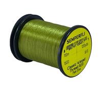 SemperFli Classic Waxed Thread 240yd - 6/0 Pale Olive