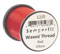 SemperFli Classic Waxed Thread 240yd - 6/0 Red