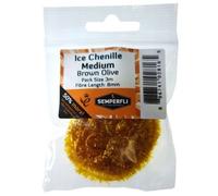 SemperFli Ice Chenille 8mm Medium - Brown Olive