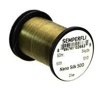 SemperFli Nano Silk 50D - 12/0 Olive