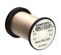 Semperfli Nano Silk Ultra 30D 18/0 Fly Tying Thread (Brick Beige)