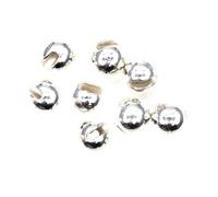 SemperFli Tungsten Slotted Beads 3.8mm (5/32 inch) - Silver