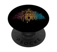 Semperoper Dresden - Colourful Watercolour Art Motif PopSockets Adhesive PopGrip