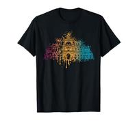 Semperoper Dresden - Colourful Watercolour Art Motif T-Shirt