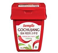 Sempio Gochujang Korean Hot Pepper Paste 500g | Sweet, savoury and spicy Korean chilli paste for tteokbokki, BBQ, marinades and dipping. Vegan and non-GMO.