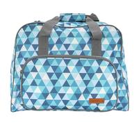 SEMPLIX Diamond Sewing Machine Bag, 45 x 34 x 24 cm, Sturdy Transport and Storage Bag for Standard Sewing Machine Models, Petrol/Turquoise, Modern