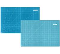 SEMPLIX Self Healing Cutting Mat A1. Ideal for Crafts, Sewing and Patchwork 90x60 Printed on Both Sides Front cm, Back Inch Dimensions 90 x 60 cm / 35 x 24 inch Turquoise-Petrol