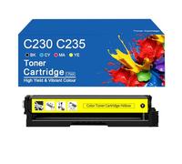 SEMTGJ C230/C235 High Capacity Toner Cartridges Compatible 006R04391/92/93/94 for Xerox C230 C235 Printer(Without Chip),C230-Y