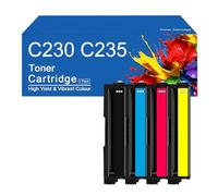 SEMTGJ C230/C235 High Capacity Toner Cartridges Compatible 006R04391/92/93/94 for Xerox C230 C235 Printer(Without Chip),C230-4Color