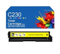SEMTGJ C230 C235 High Yield Toner Cartridge for XEROX C230/C235 Printer, 006R04383/84/85/86 006R04387/88/89/90 Replacement(no chip),C230-Y