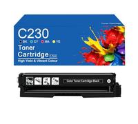 SEMTGJ C230 C235 High Yield Toner Cartridge for XEROX C230/C235 Printer, 006R04383/84/85/86 006R04387/88/89/90 Replacement(no chip),C230-BK